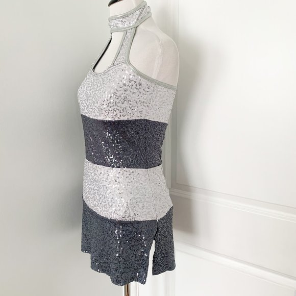 Weissman Silver Mini Dress - Picture 4 of 5